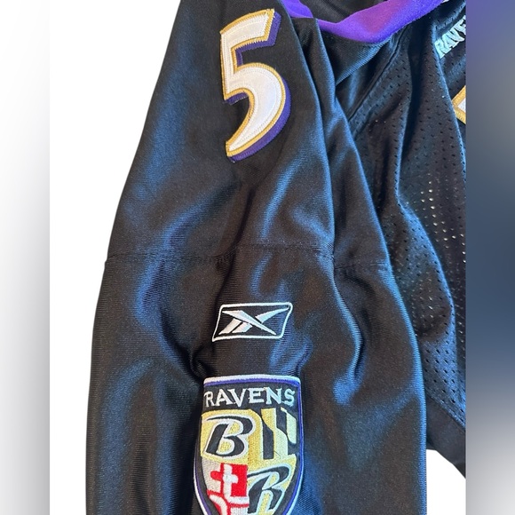 Reebok Men Baltimore Ravens Joe Flacco Stitched Jersey Sz 52‎ - Picture 6 of 10